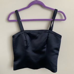 Silk crop tank